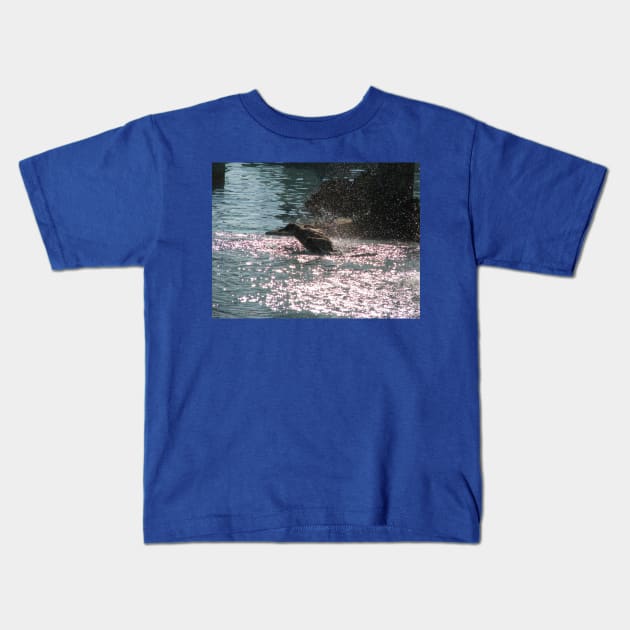 Contemplation Kids T-Shirt by FriendlyComputerHelp